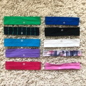 10 Lululemon Headbands Sweatbands Hair